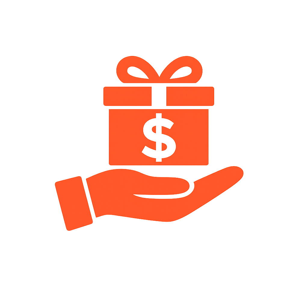 Charity Being Gifted